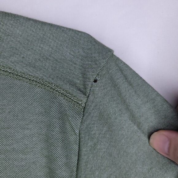Tommy Bahama Polo Shirt Mens Large Green Cotton - Picture 5 of 12